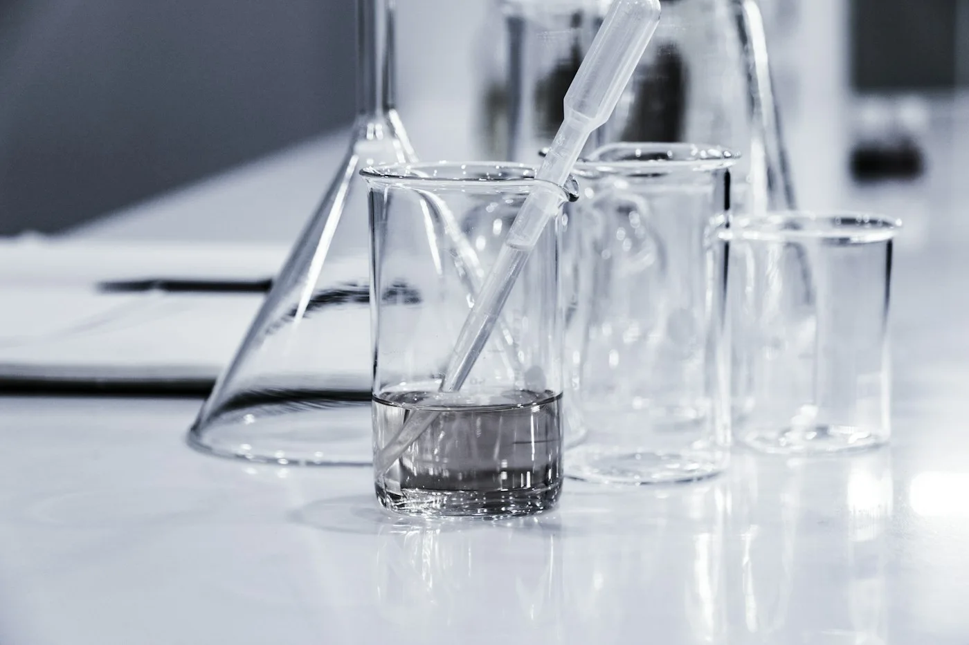 Laboratory equipment and glassware, illustrative industry image